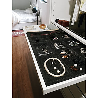 ベッド周り/アクセサリー収納/ウォークインクローゼット/寝室/IKEA...などのインテリア実例 - 2019-07-25 22:11:31