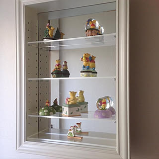 玄関/入り口/リメイク家具/コレクションボックス/コレクションケース/クラシックプーさん...などのインテリア実例 - 2018-01-17 11:13:41