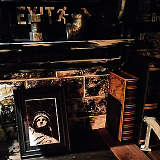 棚/北部屋にて/自分らしく自由に…/男前インテリア/映画から人生の生き方の糧を得る...などのインテリア実例 - 2020-04-11 23:57:29