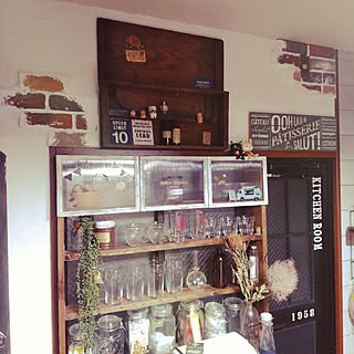壁/天井/カメラマーク消し/キッチンの壁/インダストリアルに憧れて/マンションリノベーション...などのインテリア実例 - 2019-06-16 23:26:27