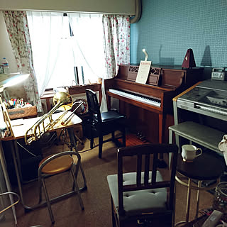 部屋全体/楽器のある部屋/セルフリフォーム大作戦/DIYブーム到来!のインテリア実例 - 2018-04-17 11:34:30