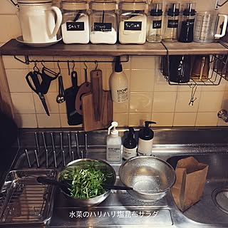 キッチン/貝印/整理整頓/築41年中古マンション/塩系インテリアの会...などのインテリア実例 - 2017-04-06 12:25:50