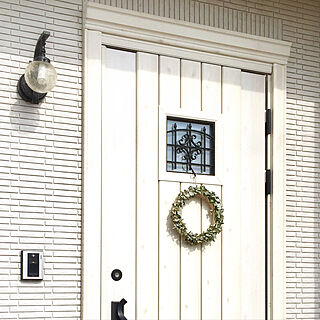 白い玄関ドアのインテリア実例 Roomclip ルームクリップ