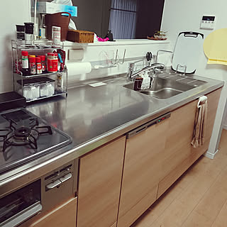 キッチン/クリナップ/カワジュン キッチンハンガー/キッチン用品/山善のインテリア実例 - 2019-12-07 19:16:47