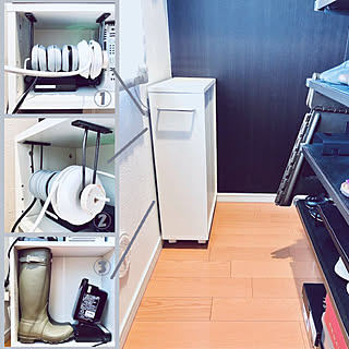 電動自転車充電器収納のアイデア おしゃれなインテリア実例 Roomclip ルームクリップ