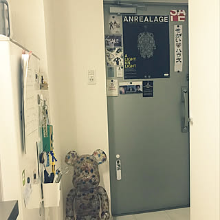 ベアブリック1000 のインテリア実例 Roomclip ルームクリップ