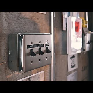 壁/天井/スイッチ/照明/秘密基地/団地リノベーション/DIY...などのインテリア実例 - 2016-02-01 08:55:07