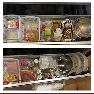 キッチン/カインズ/収納DIY /サンプリングに当選しました♡/skitto...などのインテリア実例 - 2017-06-09 22:51:07