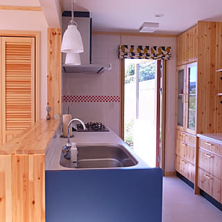 キッチン/カップボード/背面収納/キッチン収納/キッチン...などのインテリア実例 - 2017-10-01 19:04:34