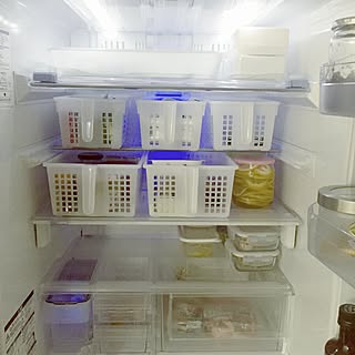 キッチン/冷蔵庫収納/ダイソー/冷蔵庫/白黒...などのインテリア実例 - 2016-03-13 12:52:50