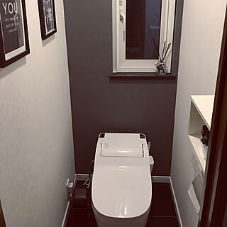 黒トイレのインテリア実例 Roomclip ルームクリップ