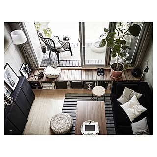 部屋全体/IKEA/一人暮らし/less is more/Small space living...などのインテリア実例 - 2017-03-13 22:12:08