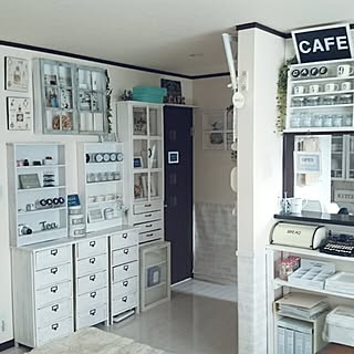 部屋全体/CAFE風DIY/木箱チェストをDIY/木箱/cafe風♡...などのインテリア実例 - 2015-02-23 08:59:04