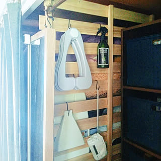 ベッド周り/収納/S字フック/団地/すのこ...などのインテリア実例 - 2019-09-01 15:43:42