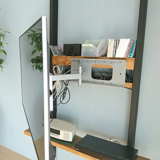 壁掛けテレビ ラブリコのインテリア実例 Roomclip ルームクリップ