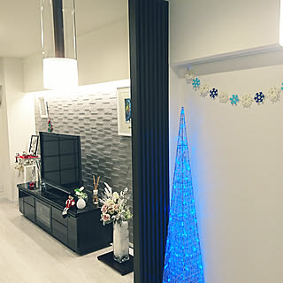 部屋全体/カメラマークを消したくて/感謝♡感謝♡感謝♡/季節感を大切にしたい/イルミネーション大好き✧*。...などのインテリア実例 - 2017-11-20 14:01:42