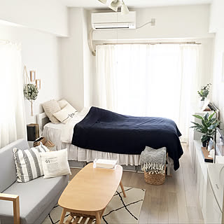 部屋全体/一人暮らし/ひとり暮らし/1K/シンプル...などのインテリア実例 - 2018-07-31 14:00:34