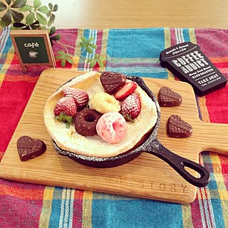 バレンタインチョコ/バレンタイン/カフェ風/おうちカフェ/カフェトレーDIY...などのインテリア実例 - 2017-02-15 14:26:58