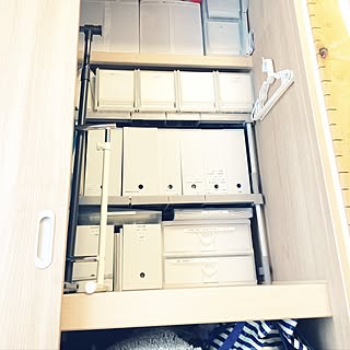 棚/ハンガー/IKEA/押入れ収納/書類収納...などのインテリア実例 - 2016-07-10 11:45:47