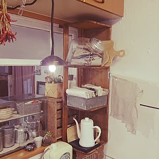 キッチン/古道具/月兎ポット/ビン/無印良品業務用ダスター...などのインテリア実例 - 2014-03-20 09:02:41