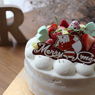 机/ドライフラワー/手作りケーキ/インテリアじゃなくてごめんなさい/3coios...などのインテリア実例 - 2015-12-25 22:04:36