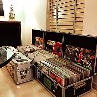 机/VINYL/45rpm/レコード収納/レコード...などのインテリア実例 - 2016-12-01 20:24:47