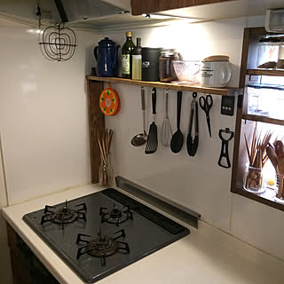 セリア ガスコンロ周りのインテリア実例 Roomclip ルームクリップ セリア ガスコンロ周りのインテリア実例 Roomclip ルームクリップ
