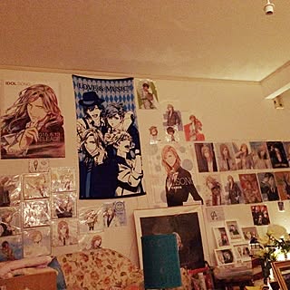 ポスター オタクのおしゃれなインテリア 部屋 家具の実例 Roomclip ルームクリップ