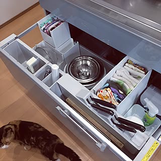 キッチン/マーブルさん/収納DIY /モニター初当選!/skitto...などのインテリア実例 - 2017-06-12 15:04:04