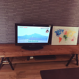 テレビ台 カインズホームのおしゃれなアレンジ 飾り方のインテリア実例 Roomclip ルームクリップ