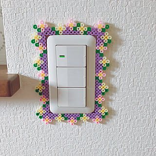 スイッチカバー アイロンビーズのインテリア実例 Roomclip ルームクリップ