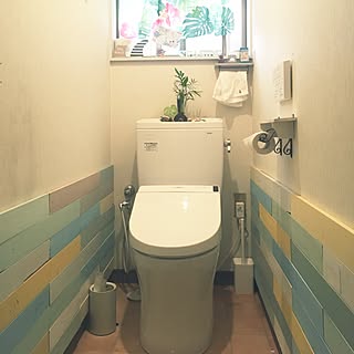 バス トイレ ビーチリゾート風のインテリア実例 Roomclip ルームクリップ