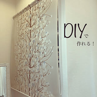 マリメッコ ロールスクリーンdiyのインテリア 手作りの実例 Roomclip ルームクリップ