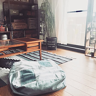 座布団カバー/ACME FURNITURE/男前インテリア/instagram→saya.makky/男前雑貨...などのインテリア実例 - 2019-02-27 17:51:35