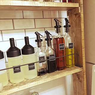 キッチン雑貨/男前/T-studio/調味料ラベル/スパイス棚DIY ...などのインテリア実例 - 2016-09-27 01:23:04