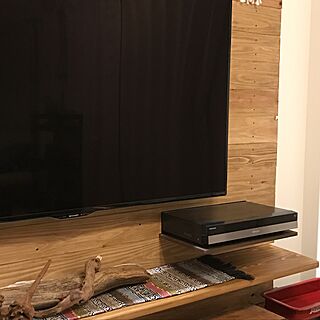 壁掛けテレビ ブルーレイレコーダーのインテリア実例 Roomclip ルームクリップ