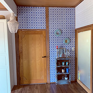 北欧風タイル柄のインテリア実例 Roomclip ルームクリップ