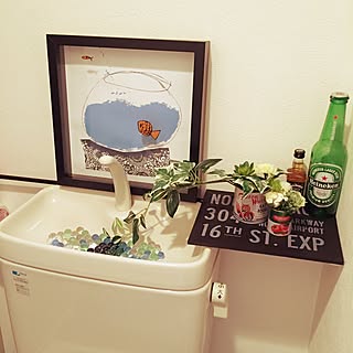フェイクグリーン トイレタンクのおしゃれなアレンジ 飾り方のインテリア実例 Roomclip ルームクリップ