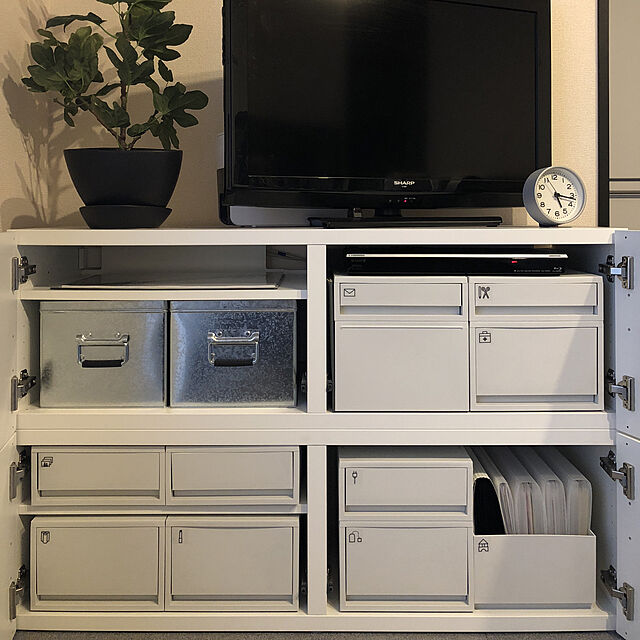 ixumiのイケア-【IKEA/イケア/通販】 BEST&Aring; ベストー シェルフユニット 扉付, ラップヴィーケン ホワイト(a)(S59047430)の家具・インテリア写真