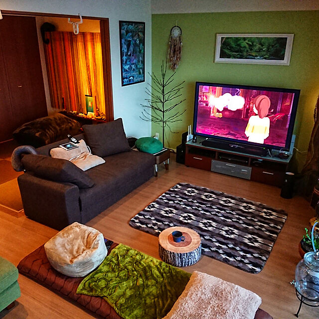 escalaのニトリ-ミニビーズクッション専用カバー(Nウォーム o-i BE) の家具・インテリア写真