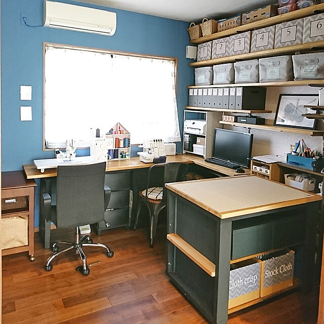 kico.kwdのニトリ-ワークチェア(リッジ ヒジツキ BK) の家具・インテリア写真