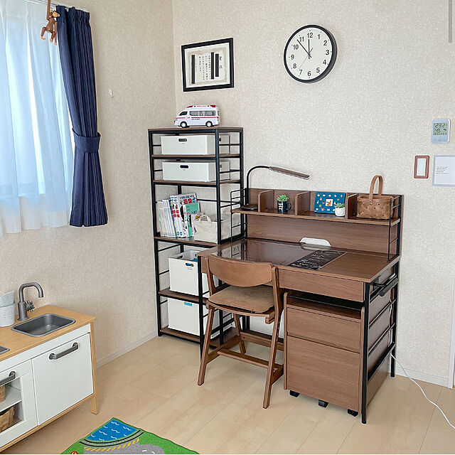 Minoriのニトリ-スタンダードデスク(LI24 MBR) の家具・インテリア写真