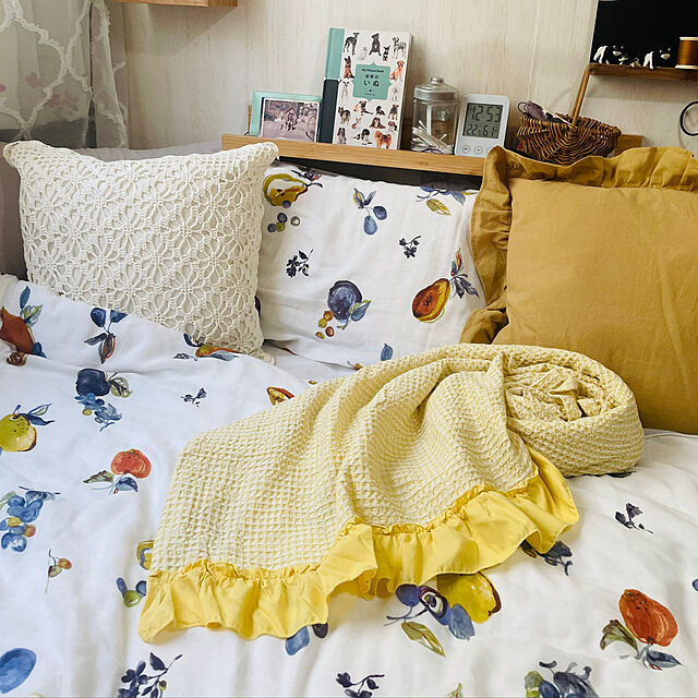 mo-nosukeのニトリ-【デコホーム商品】掛け布団カバー（フルーツガラ NS4 D） の家具・インテリア写真