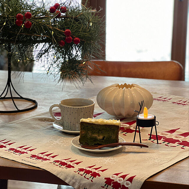 Kikko.の-♪♪♪ クリスマス 飾り キャンドルホルダー キャンドルスタンド キャンドル ろうそく スタンド トナカイ 北欧 置物 オブジェ おしゃれ ワイヤーオブジェ ブラック インテリア プレゼント ギフト KA-41の家具・インテリア写真