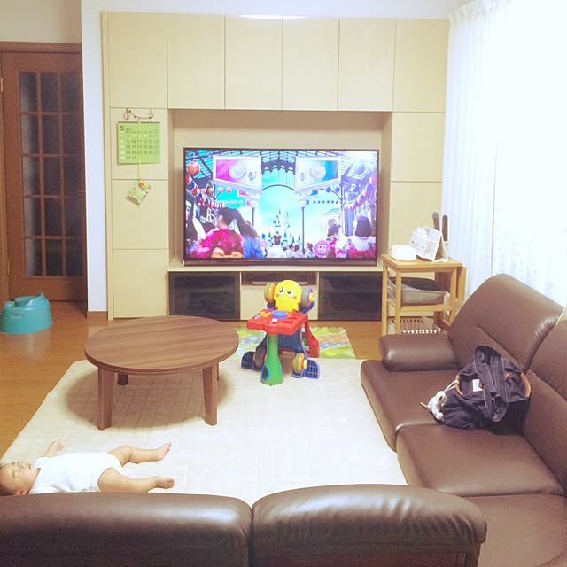 Tomokoのスパイス-キッズ用 ジョイント接続式ルームマット 9枚セット ノルディック 234227の家具・インテリア写真