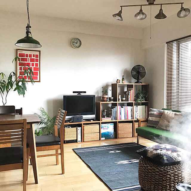 someday-5のニトリ-シェニール ジャガード織りラグ(オルテガLN H GY 130X185) の家具・インテリア写真