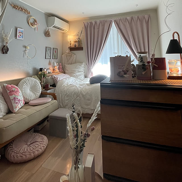 akaNekoのニトリ-モチモチチェアパッド(MU001 RO) の家具・インテリア写真