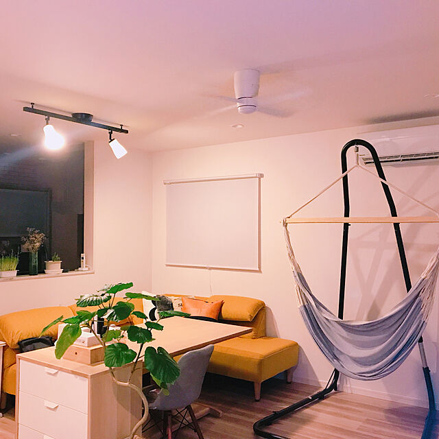AZUのすさび-ハンモックチェア 自立式スタンド Susabi グランデ 特大サイズ (ファロリト・ブラウン)の家具・インテリア写真