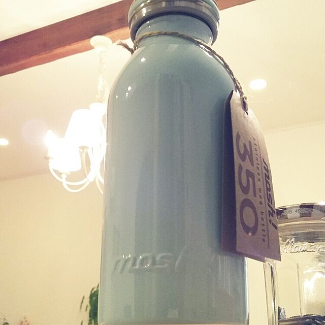 yukkoのドウシシャ-水筒 真空断熱 スクリュー式 マグ ボトル 0.35L ピーチ mosh! (モッシュ!)の家具・インテリア写真