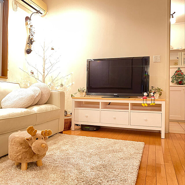 IKEA(イケア) HEMNES(ヘムネス) テレビ台 テレビボード - 棚/ラック